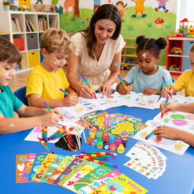 BenLouis color scratch sheets inviting tactile verse exploration