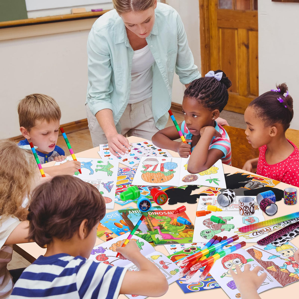 BenLouis color scratch sheets deliver surprise textures and interactive art at events.