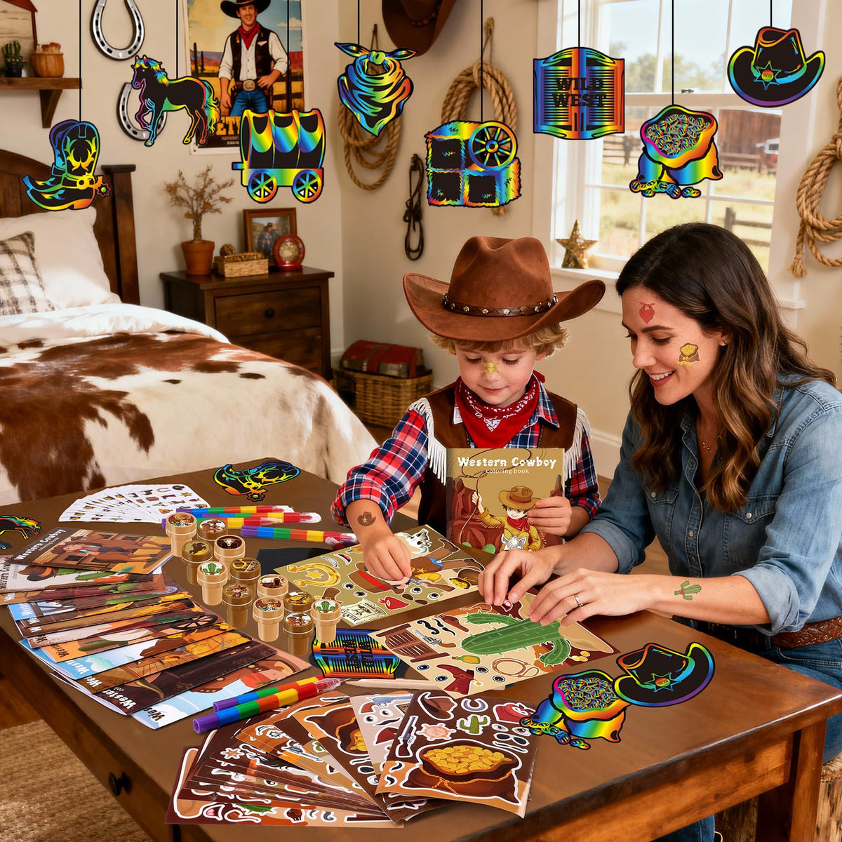 BenLouis Color Scratch Western: interactive art for kids' projects and games.