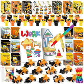 BenLouis construction coloring books stimulate creativity during party activities.