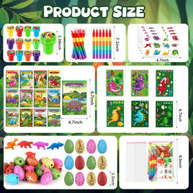 BenLouis dinosaur stamps toy set for interactive play