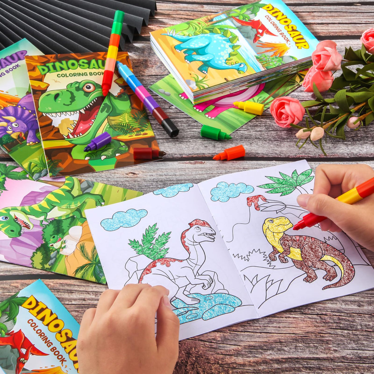 BenLouis dinosaur-themed crafts suitable for DIY party activities.