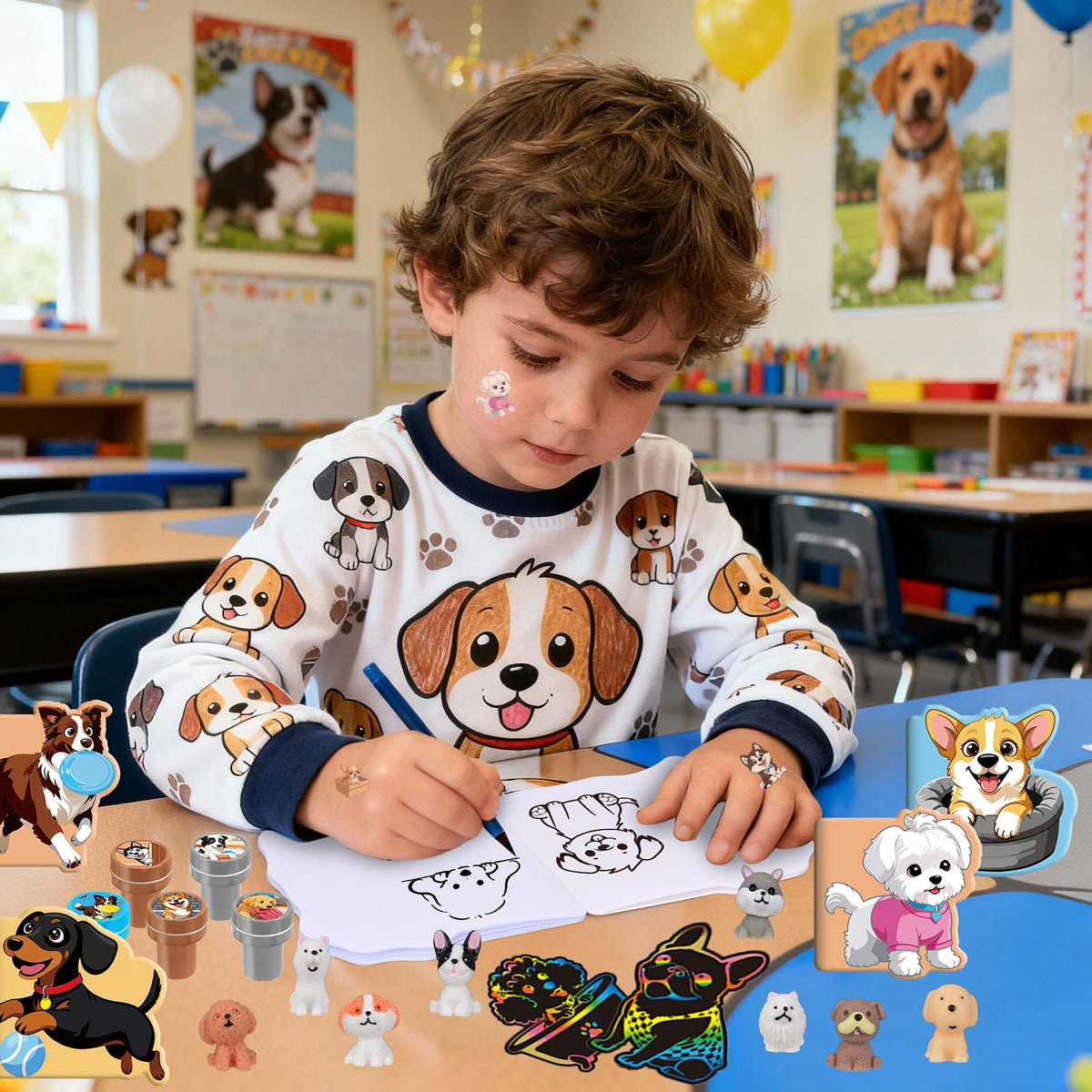 BenLouis DIY stickers to customize kids' crafts and cards.