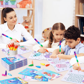 BenLouis durable paper mermaid coloring pages, ready for vibrant color sessions