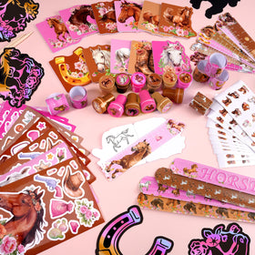 BenLouis flower stickers brighten projects and party favors with whimsy.