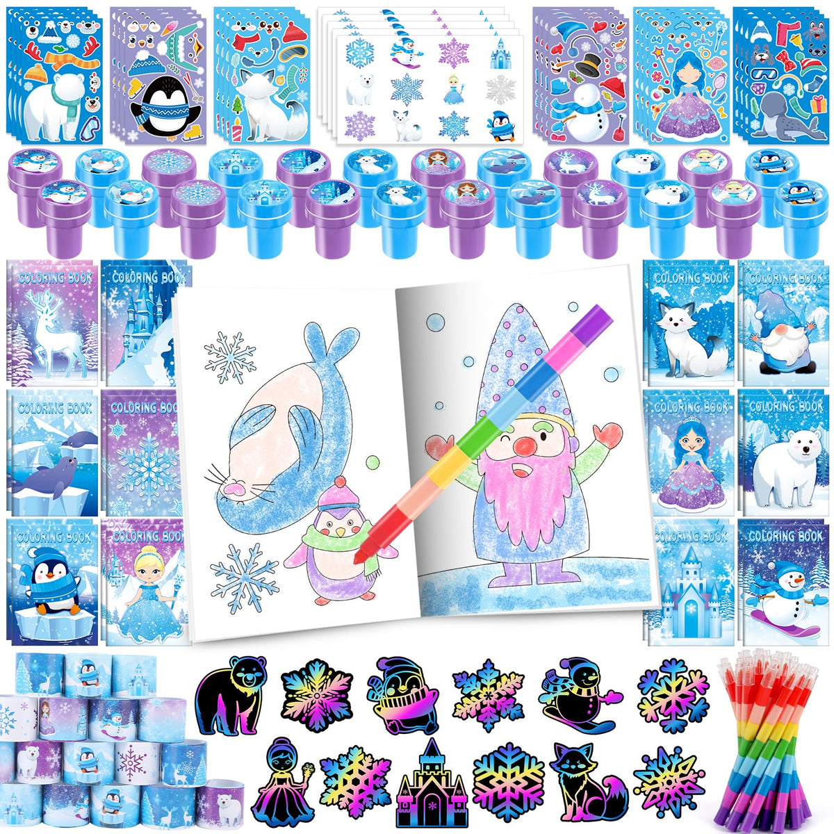 BenLouis frozen coloring book for kids, ideal as classroom rewards and party favors