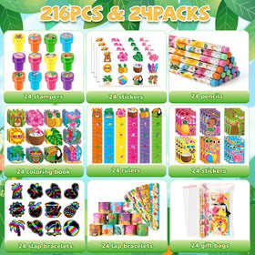 BenLouis Hawaiian pencils shown beside tropical-themed designs for crafts