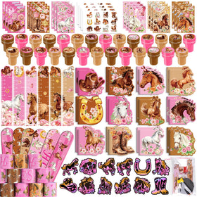BenLouis horse mini notebooks pink, perfect for classroom notes and creative journaling.