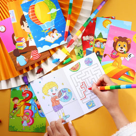 BenLouis kindergarten activity books promote color recognition and fine motor skills