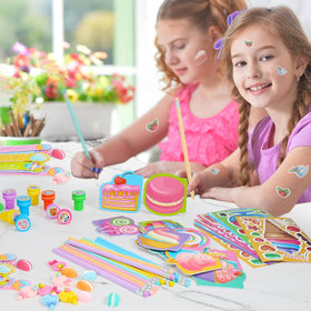 BenLouis macaron lollipop toys add playful decor to party favors.