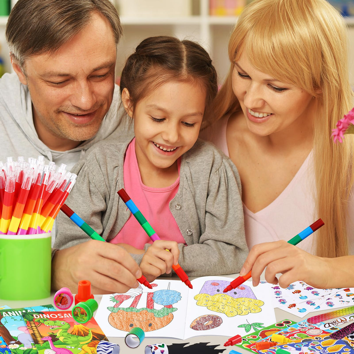 BenLouis make-a-face stickers spark imagination during party activities and crafts.