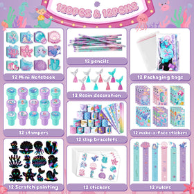 BenLouis Mermaid pencils set adds playful color to homework and party favors.
