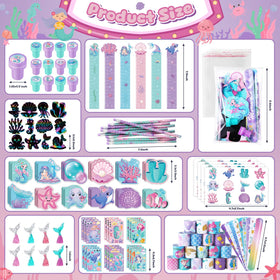 BenLouis Mermaid ruler delivers sturdy measurement for schoolwork and craft activities.