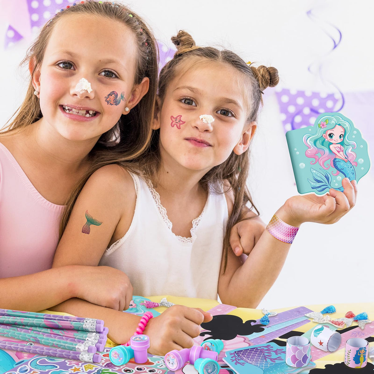 BenLouis Mermaid slap bracelets to spark play and gift bag fun.