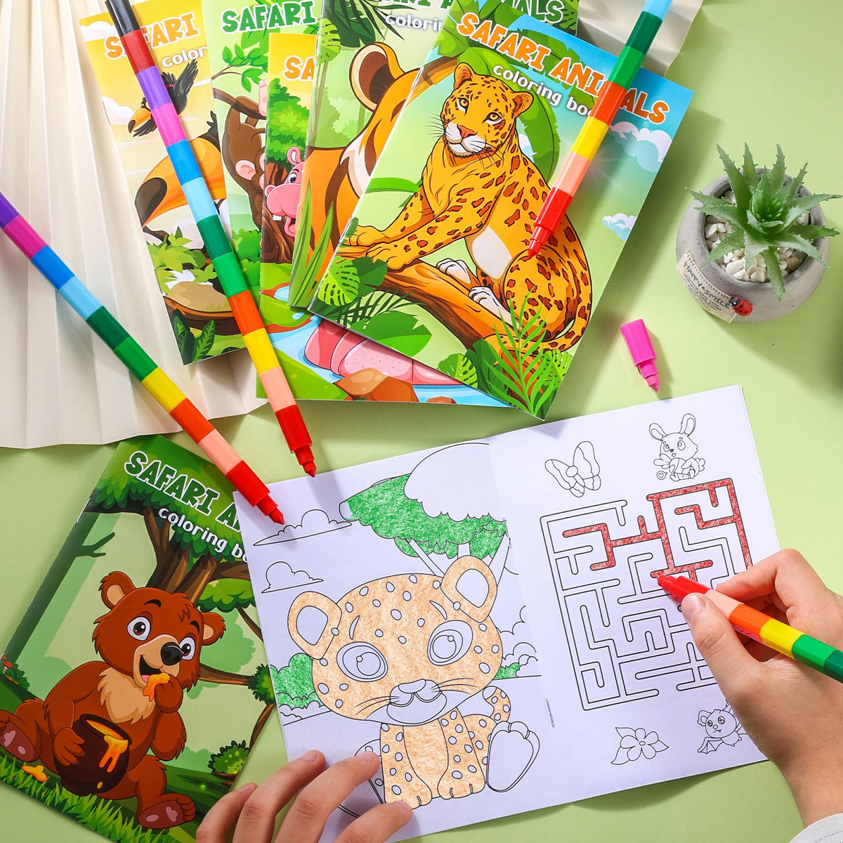 BenLouis mini coloring book highlights vivid artwork perfect for travel and on-the-go activities.