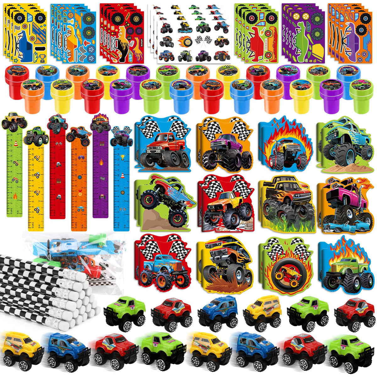BenLouis Monster Truck notebook for school notes and doodles on the go