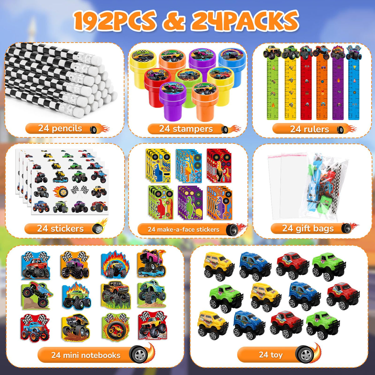 BenLouis Monster Truck toy for imaginative play and race-themed fun