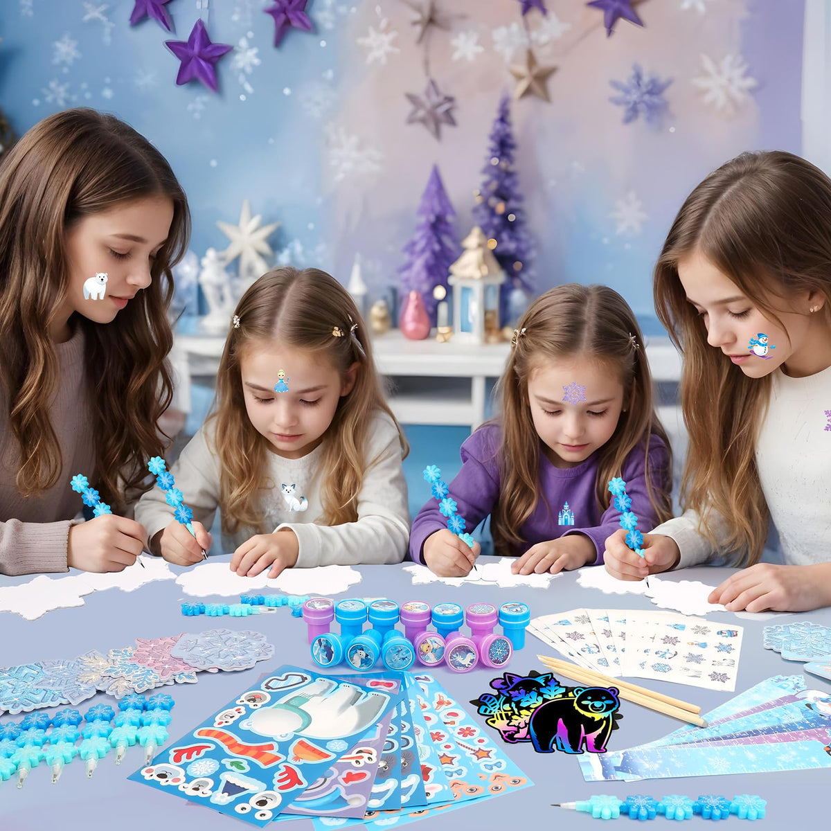 BenLouis polar bear stickers brighten winter displays and rewards.