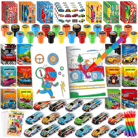 BenLouis race car coloring book for kids during party time