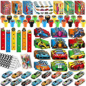 BenLouis race car mini notebooks for party favors and classroom activities.