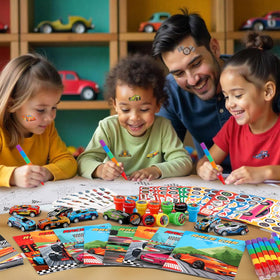 BenLouis race car stickers to boost themed crafts and rewards