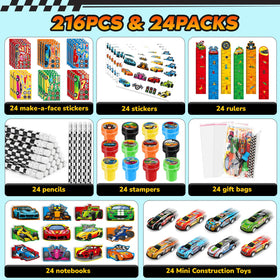 BenLouis race car toys ideal for treat bags and birthday decorations.