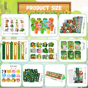 BenLouis safari slap bracelets add interactive party favors for kids' celebrations.
