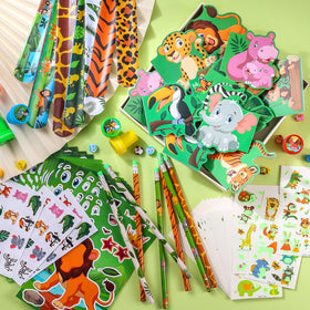 BenLouis safari stampers make learning games more engaging during craft time.