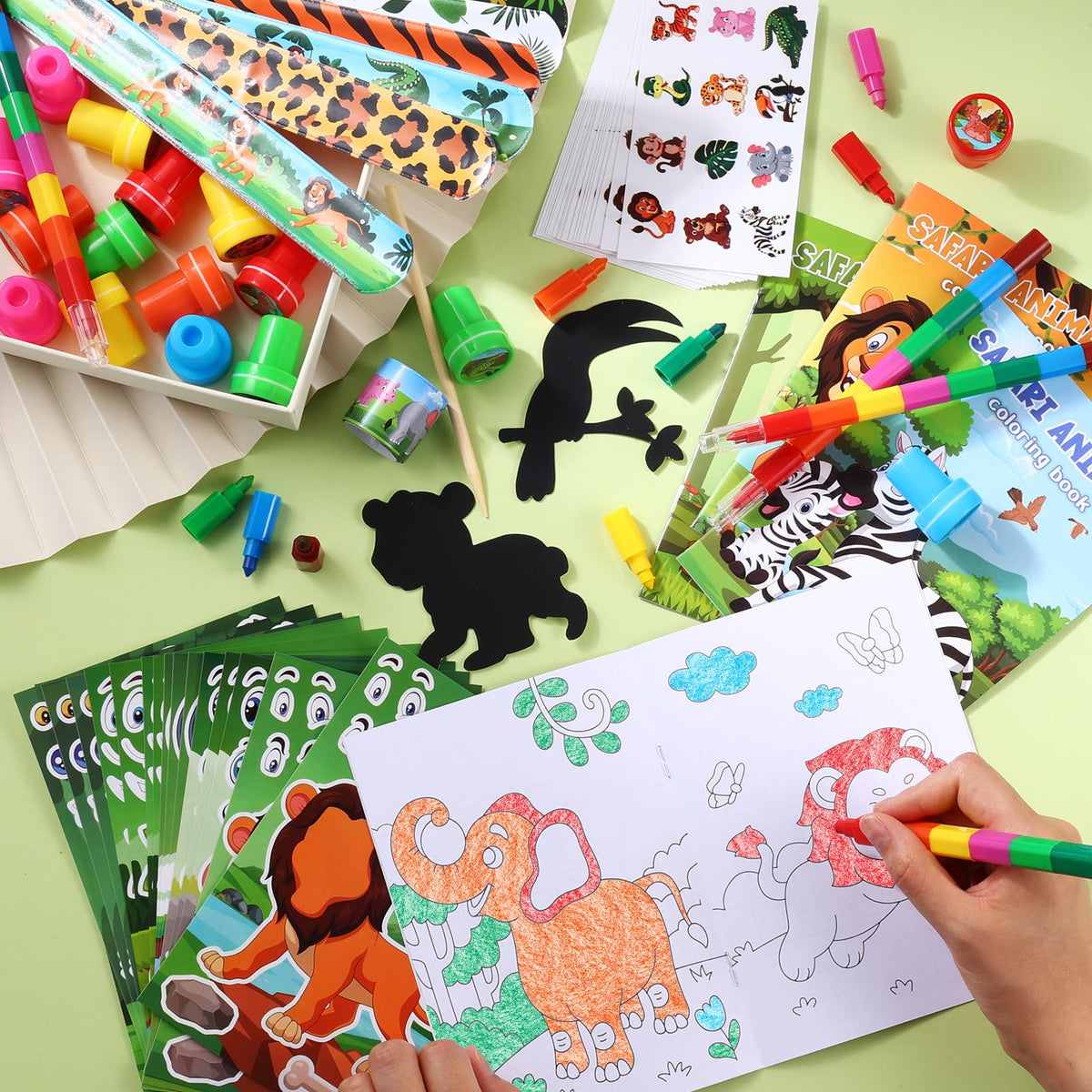 BenLouis safari stampers encourage playful decorating and keepsakes.