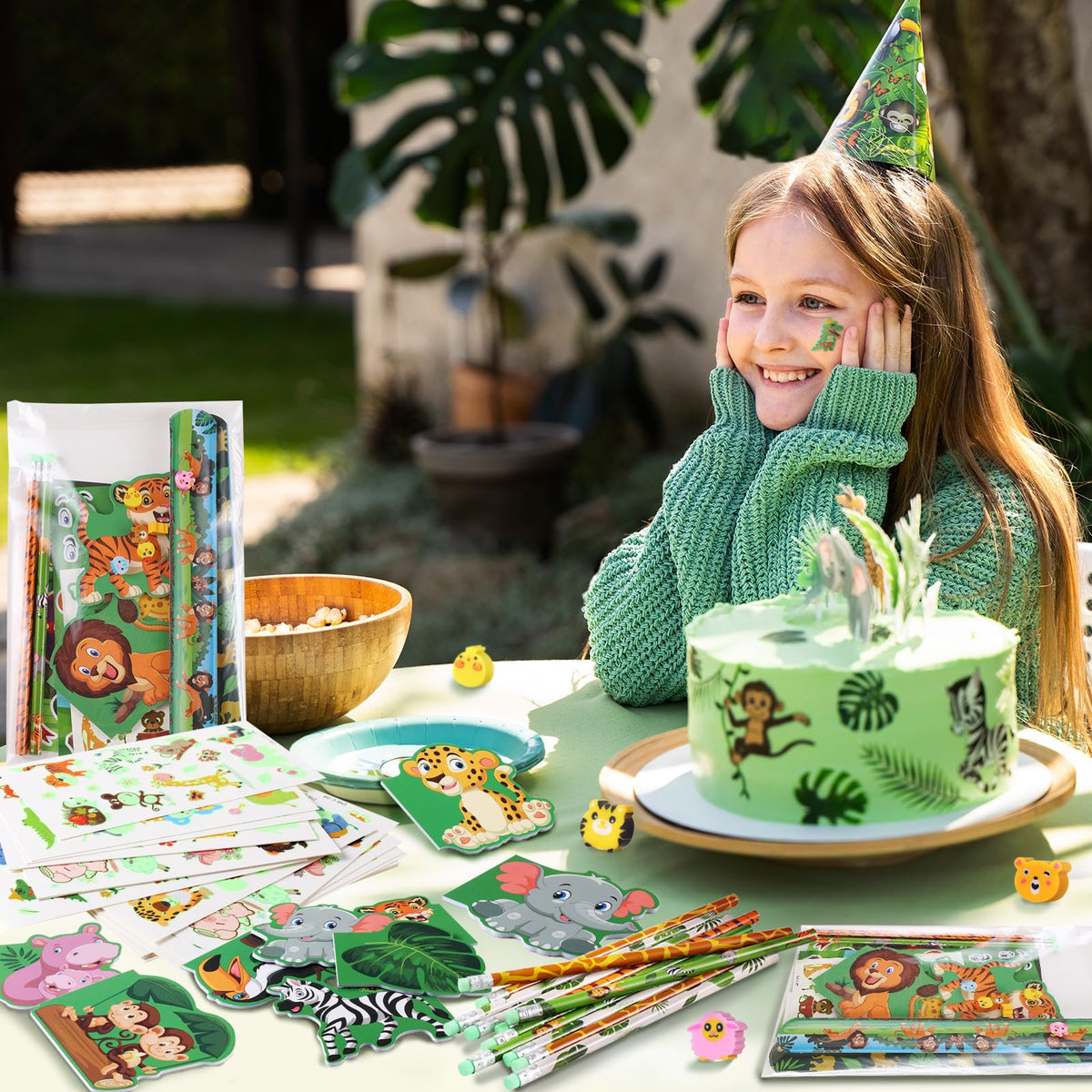 BenLouis safari stickers brighten notebooks and reward classroom participation.
