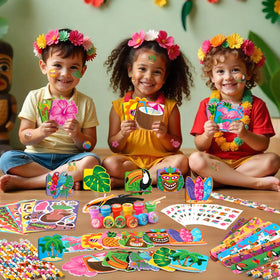 BenLouis slap bracelets in a tropical style for goody bags and outfits