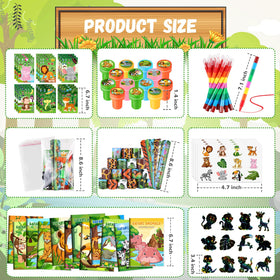 BenLouis slap bracelets add interactive flair to jungle party favors.