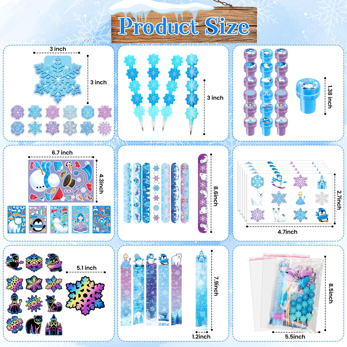 BenLouis snowman rulers perfect for math activities and gift exchanges.