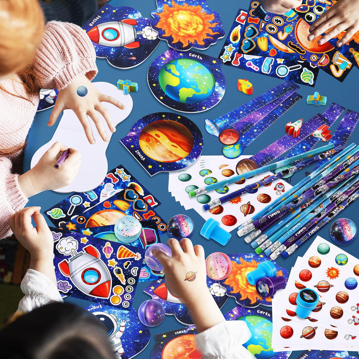 BenLouis space sticker sheet for decorative planning and rewards.