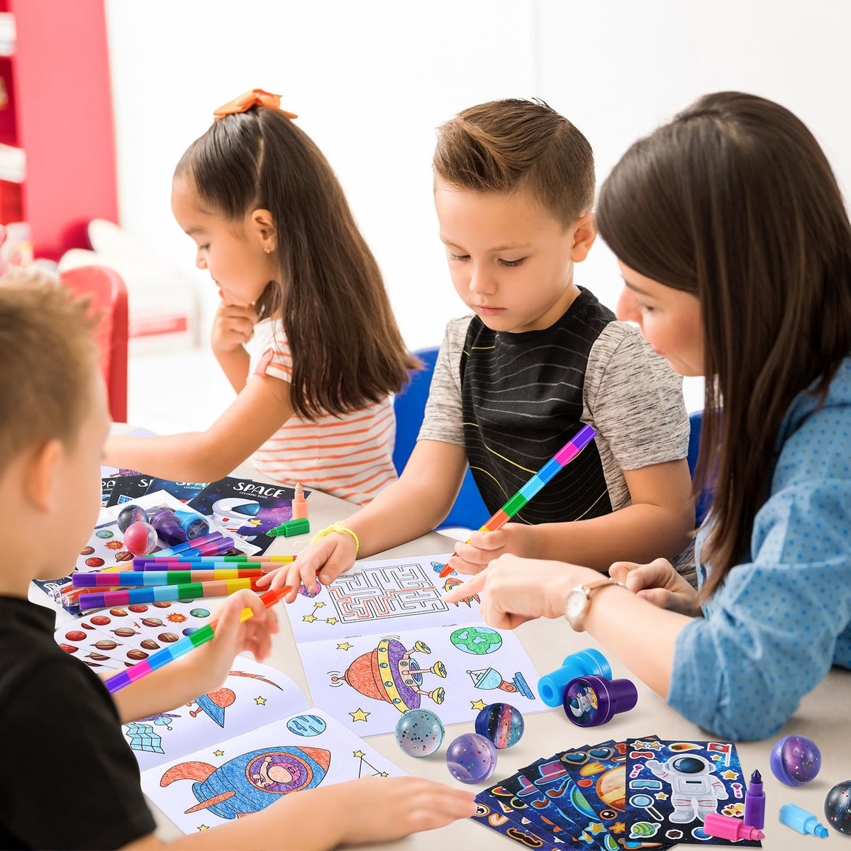 BenLouis space stickers versatile decorations for gift bags and party crafts