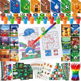BenLouis sports coloring book set for kids, ideal party favor activity