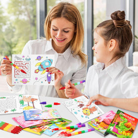 BenLouis compact travel coloring book fits kids' small hands