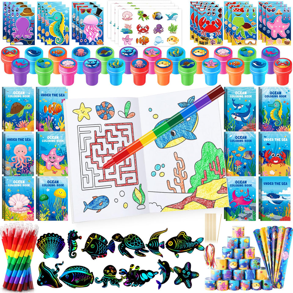 BenLouis under the sea coloring books set, inspiring artistic play for kids