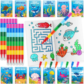 BenLouis undersea coloring books with sea creatures for creative play