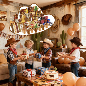 BenLouis Western clear gift bags simplify gift presentation and party favors.