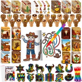 BenLouis western cowboy coloring books for kids spark imagination at parties.