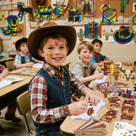 BenLouis Western DIY stickers enable personalized games and gifts.