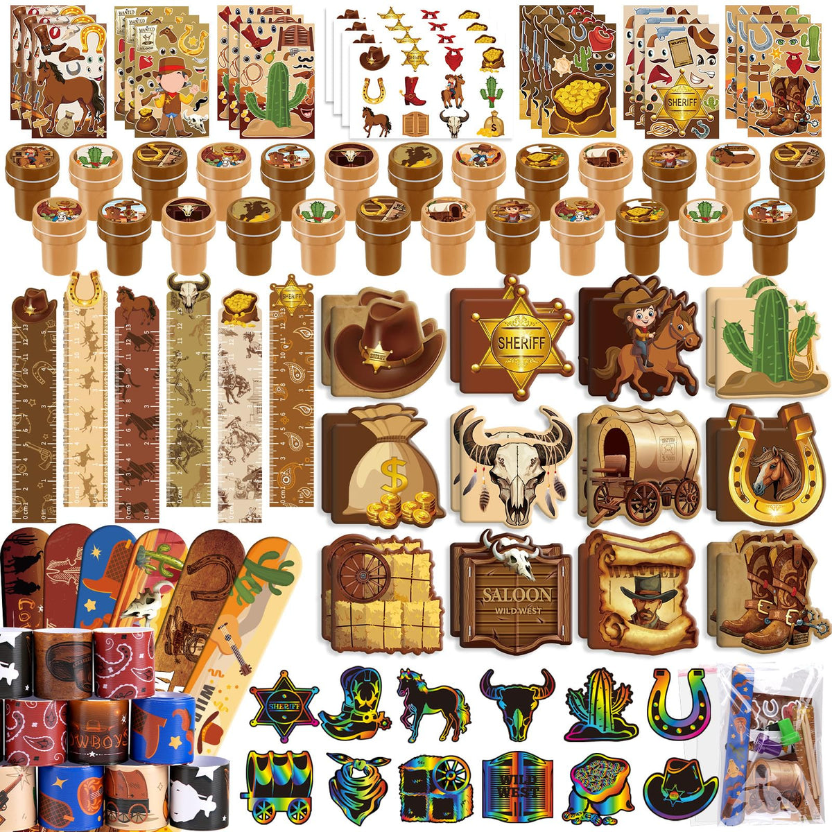 BenLouis Western mini notebooks for classroom use and party favors.
