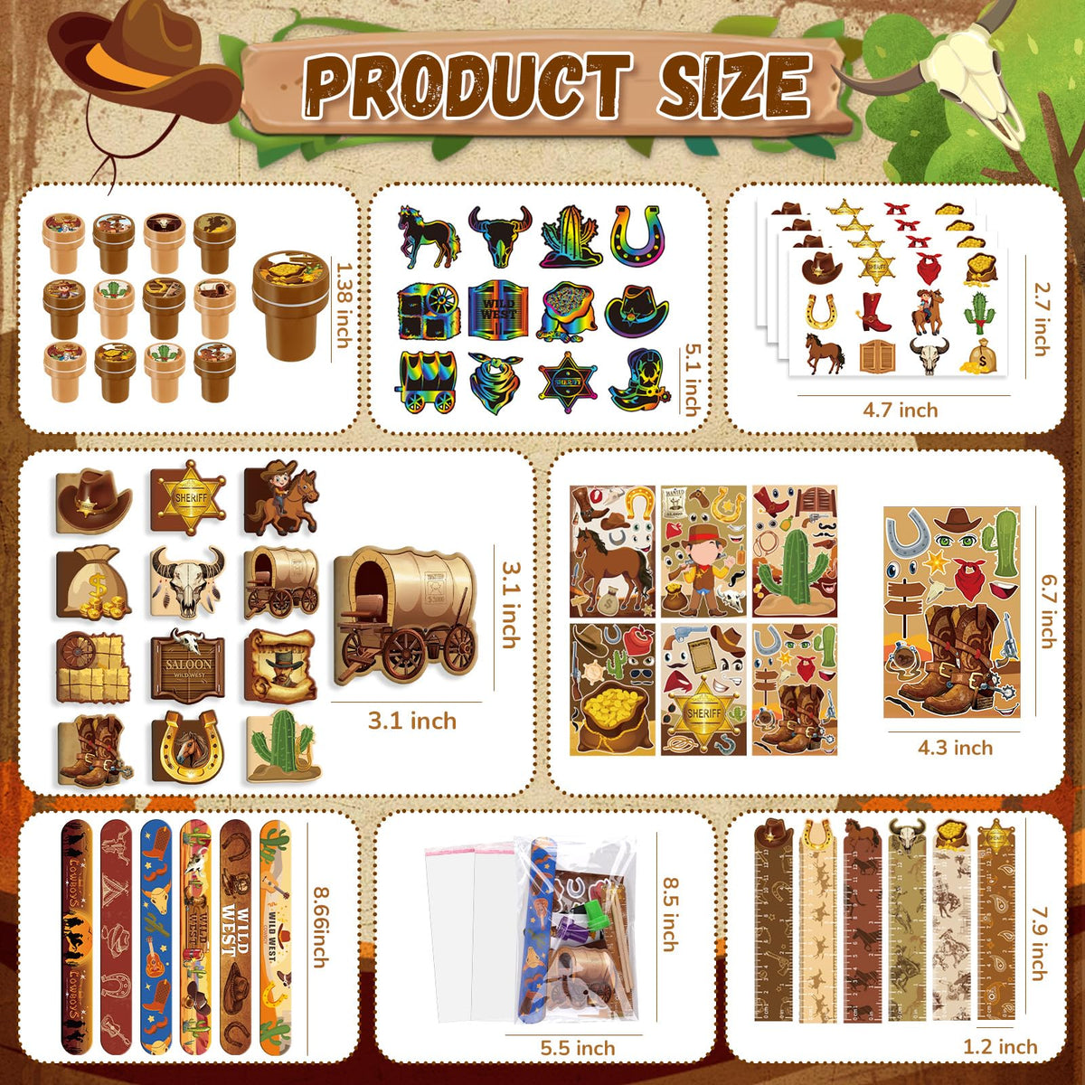 BenLouis Western stampers add excitement to crafts and rewards.
