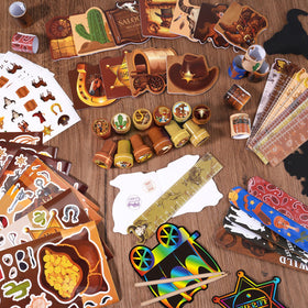 BenLouis Western stickers brighten projects and party decorations.