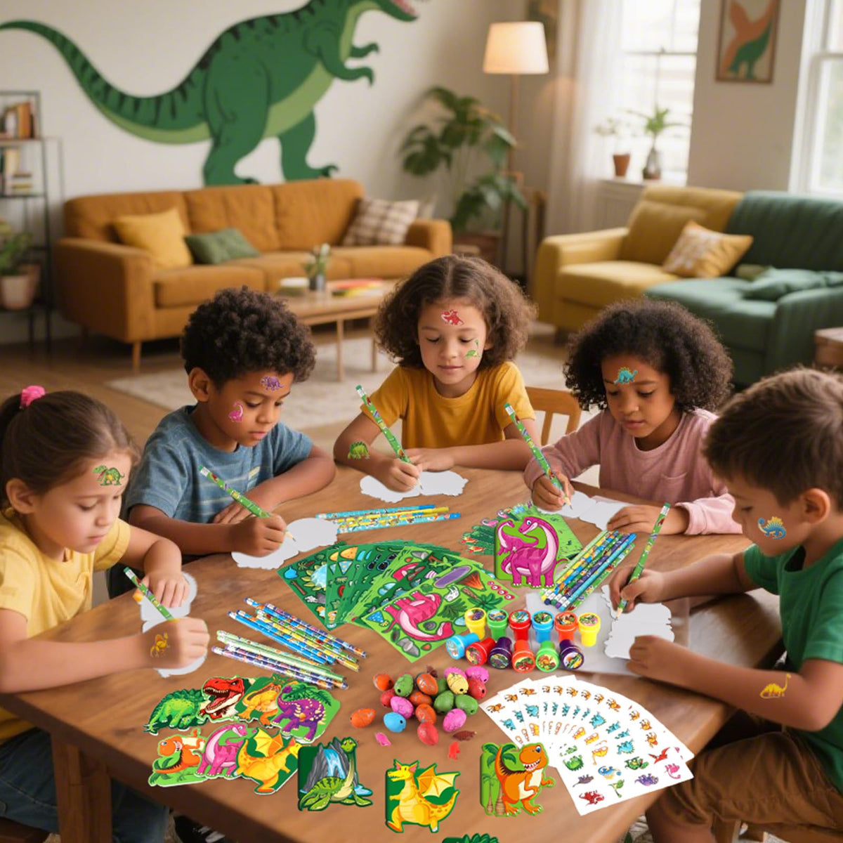 BenLouis dino DIY stickers to customize crafts and gifts.