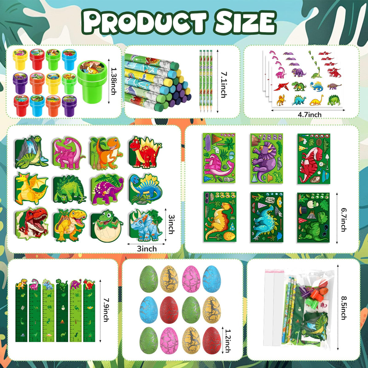 BenLouis dino stampers perfect for creative stationery sets.