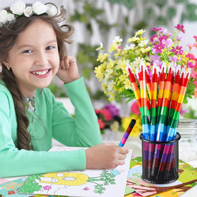 Kids coloring with BenLouis set promoting hands-on concentration and creativity