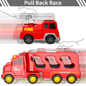 Bennol fire trucks with rotating bodies for hands-on exploration