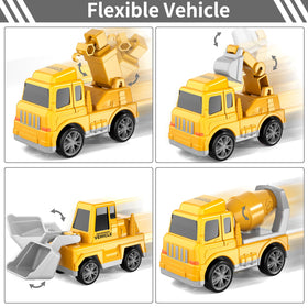 Bennol rotating cab truck action helps kids navigate simple turns and obstacle avoidance.